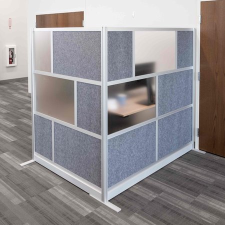 Luxor Modular Room Divider Wall System MW-7070-XFCG